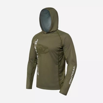 Лонгслив Finntrail Wave Big Fish Hoodie 6609 Khaki 2XL фото 1