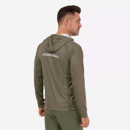 Лонгслив Finntrail Wave Big Fish Hoodie 6609 Khaki 2XL фото 9