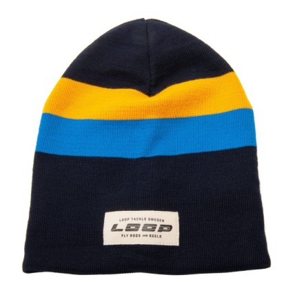 Шапка Loop Multicolor Beanie Stripes Navy LFC-61 фото