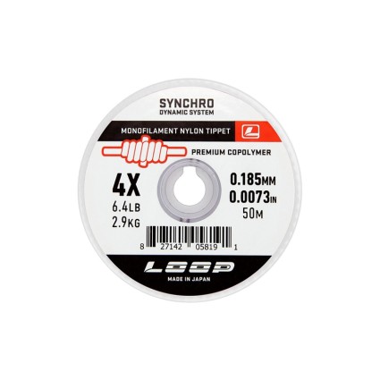 Типпет Loop Synchro Monofilament Tippet 0.37mm 24.1lbs фото