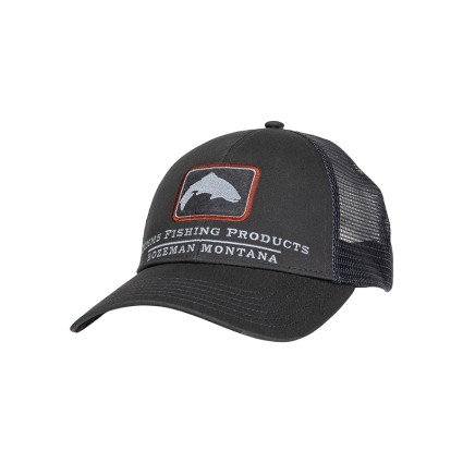 Бейсболка SIMMS Trout Icon Trucker Carbon фото 1