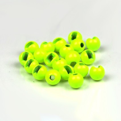 Головки TFF Tungsten Beads Slotted Fl Yellow 4.5mm 0.75g 10pcs фото