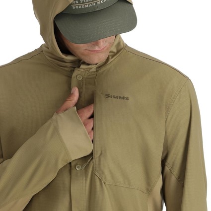 Рубашка SIMMS Intruder Fishing Hoody Bay Leaf M фото 2