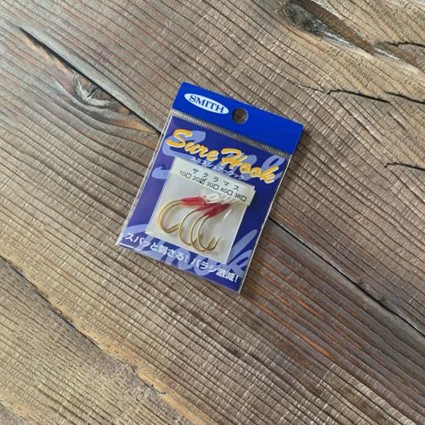 Крючки для блёсен SMITH Sure Hook Sakuramasu №3Red 5pcs фото 1