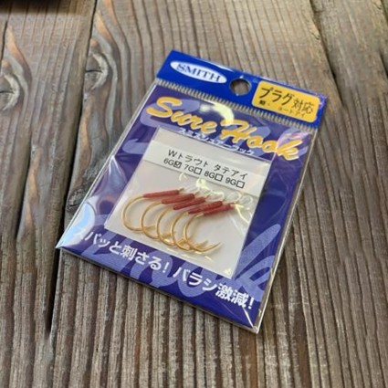 Крючки для воблеров и блёсен SMITH Assist Hook Vertical Gold №8G 5pcs 11mm фото 1