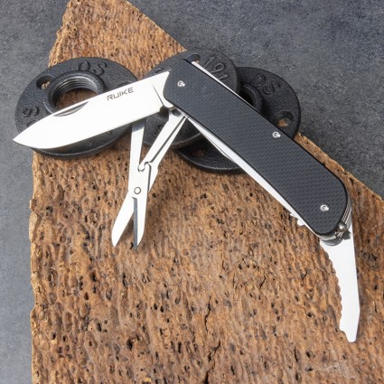 Нож складной туристический RUIKE L31-B Black фото 4