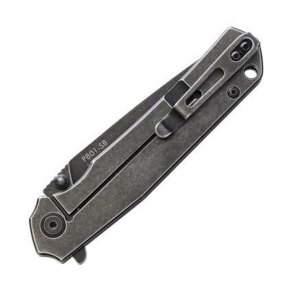 Нож складной туристический RUIKE P801-SB Black Limited Edition фото 2