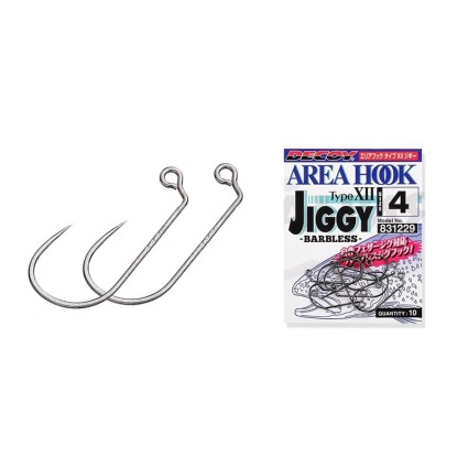 Крючок Decoy форелевый одинарный AH-12 AREA HOOK JIGGY #4 10pcs фото 2