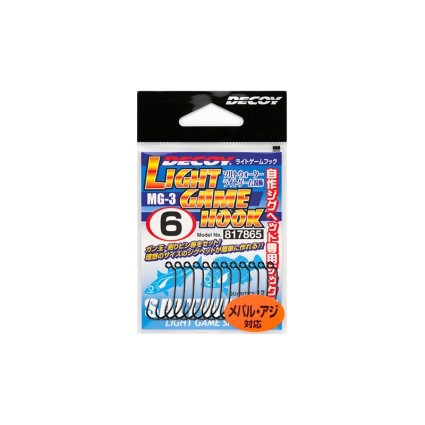 Крючок Decoy офсетный MG-3 #6 12pcs фото 2