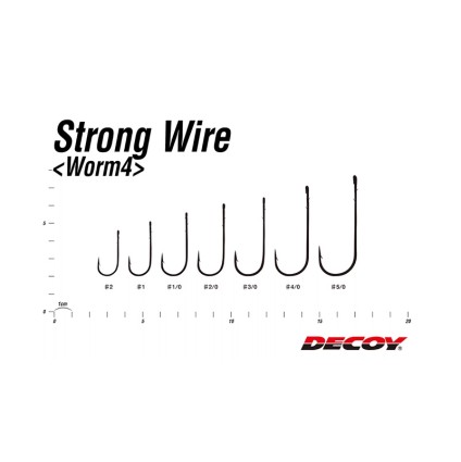 Крючок Decoy одинарный Worm 4 #5/0 7pcs фото 3