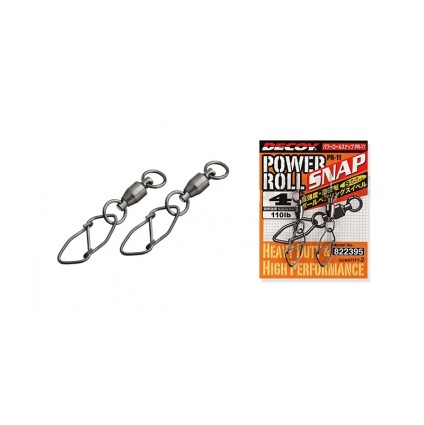 Вертлюг Decoy Power Roll Snap PR-11 #0 2pcs фото 2