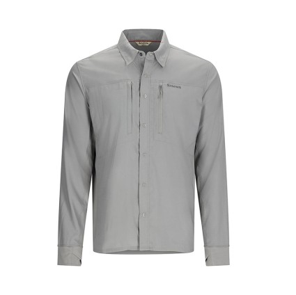 Рубашка SIMMS Intruder BiComp Fishing Shirt Cinder S фото