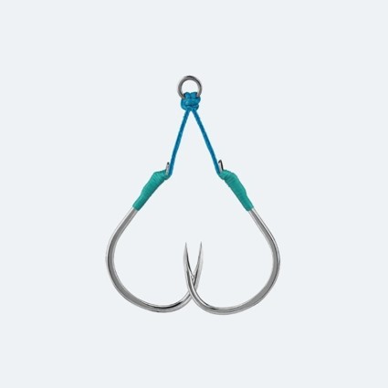 Крючок-ассист спарка BKK SF Gaff-R SF8065 M (A-EJ-8234) #4/0 2 пары фото 1