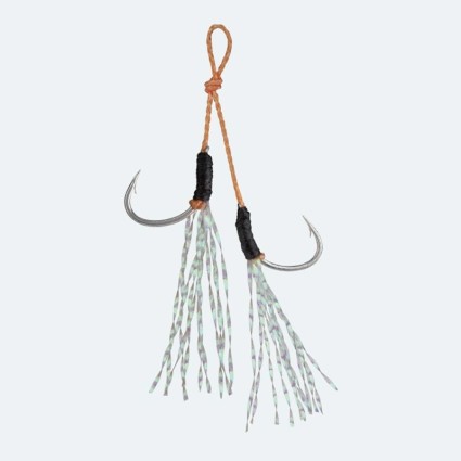 Крючок-ассист спарка BKK Flash-Crash+ (A-EJ-8062) #8 M 2 пары фото 1