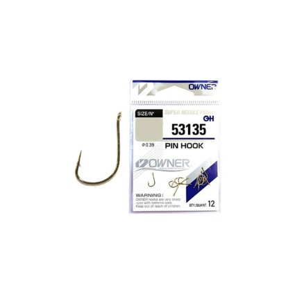 Крючки Owner 53135 PIN HOOK #6 8pcs фото 1
