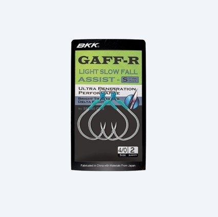 Крючок-ассист спарка BKK SF Gaff-R SF8065 S (A-EJ-8221) #1/0 2 пары фото 2