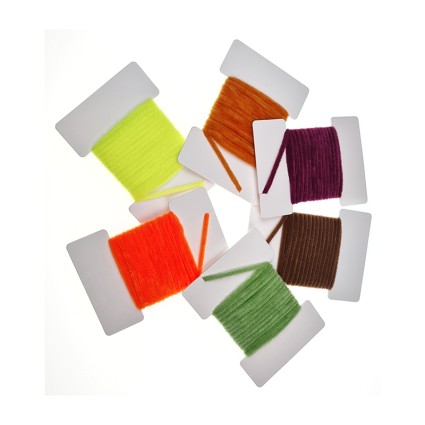 Синель Future Fly Round Chenille 2mm Fluo Yellow фото