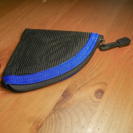 Кошелёк для подлесков TFF Mesh Leader Wallet 11x11cm Black/Blue фото 1