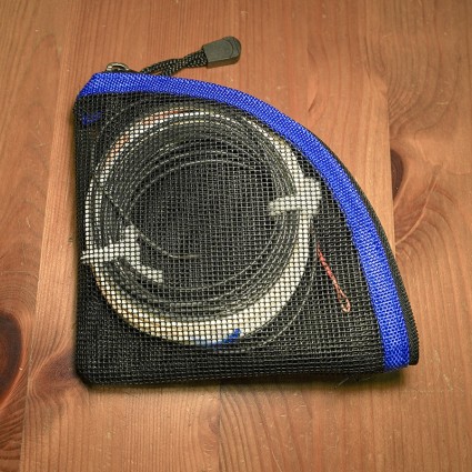 Кошелёк для голов TFF Mesh Head Wallet 15x15cm Black/Blue фото 2