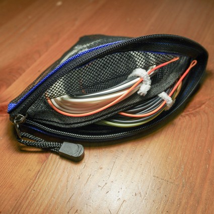 Кошелёк для голов TFF Mesh Head Wallet 15x15cm Black/Blue фото 3
