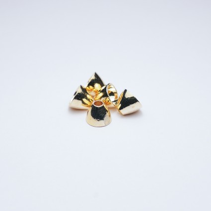Конус TFF Tungsten Cone Head 6X5mm 0.9g 10pcs Gold фото