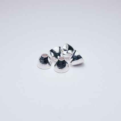 Конус TFF Tungsten Cone Head 6X5mm 0.9g 10pcs Silver фото