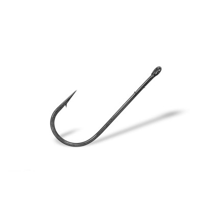 Крючки GURZA Round Bent Hook #2/0 Black Nickel 8pcs фото 1