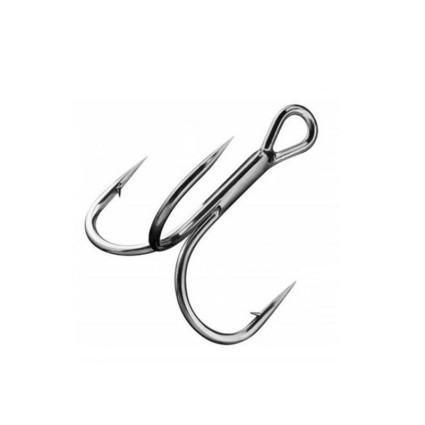 Крючки GURZA Round Treble Hook NI #1 25pcs фото