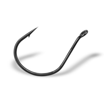 Крючки GURZA Wacky DS Hook #1/0 Black Nickel 9pcs фото