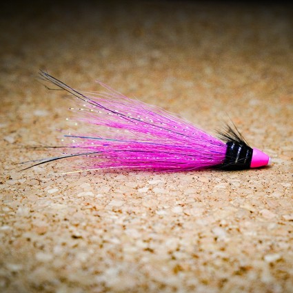 Муха лососевая TFF Franc-Snaelda T-Cone Bullet 9cm 2.5g Pink/Black/Fuchsia фото