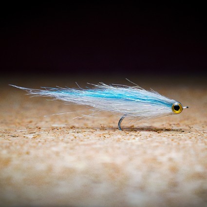 Муха нахлыст CRM Baitfish Minnow 5cm White/Blue/Grey фото