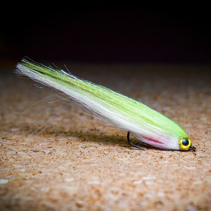 Муха Стример TFF Zander Streamer White/Chartreuse #1 фото