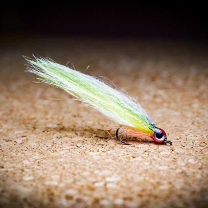 Муха Стример TFF ASP Streamer White/Chartreuse/Grey S-59 #2 фото