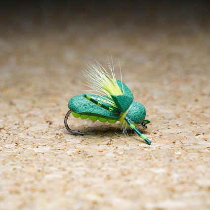 Муха нахлыст CRM May Bug #8 Olive/Chartreuse фото 1