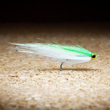 Муха нахлыст CRM Baitfish Minnow 5cm White/Bright Green фото