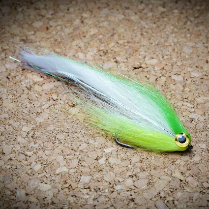 Муха нахлыст CRM Bunny Streamer 11cm Chartreuse/White/Bright Green фото