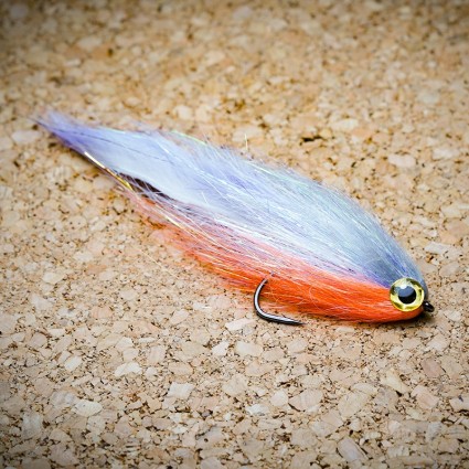 Муха нахлыст CRM Bunny Streamer 11cm Orange/Violet White/Grey фото