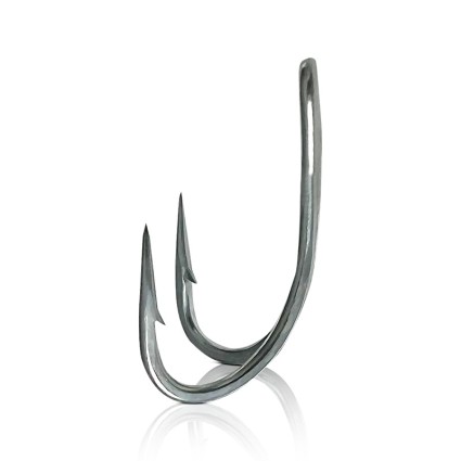 Крючки Mustad Salmon Double Hook DS99S #6 10pcs Titan Steel фото 1