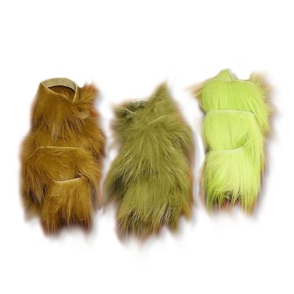 Кролик Hareline Rabbit Strips #4 Grizzly фото