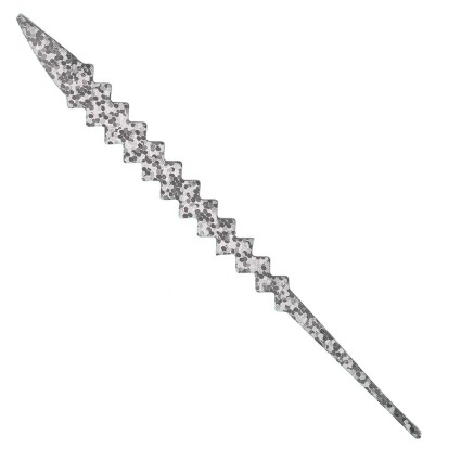 Хвост Fishon Saddle Tail XXL Holographic Silver 6pcs фото