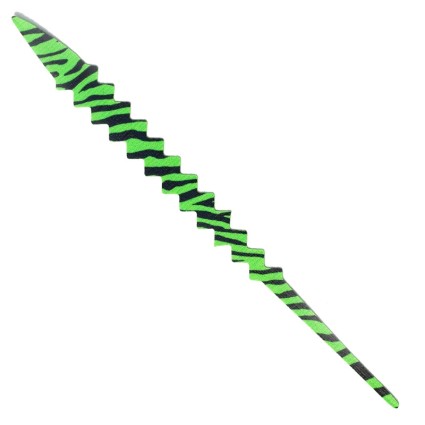 Хвост Fishon Saddle Tail XL Chartreuse Fluo Barred 6pcs фото