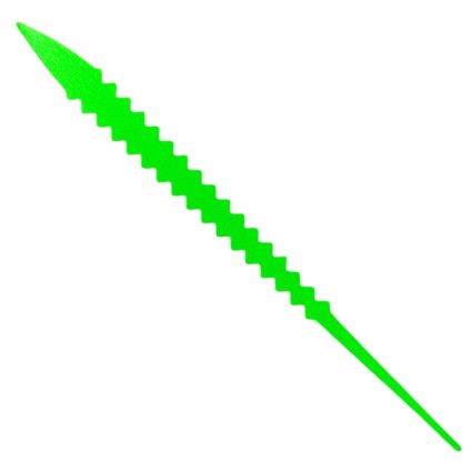 Хвост Fishon Saddle Tail XXL Chartreuse Fluo 6pcs фото