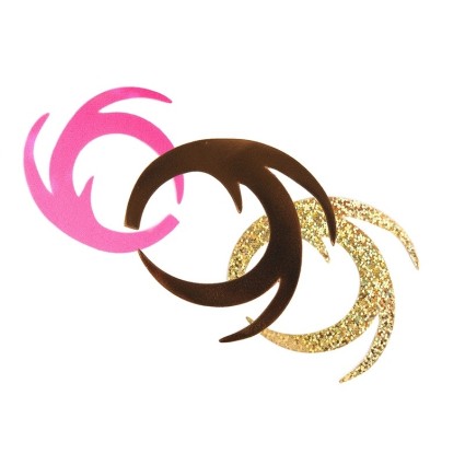 Хвост Fishon Dragon Tail XXL Holographic Fuchsia 3pcs фото