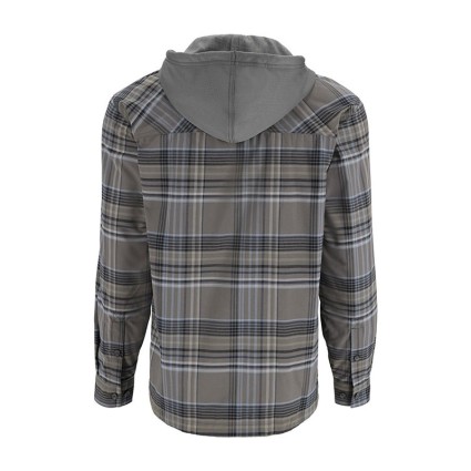 Рубашка SIMMS Coldweather Hoody Gunmetal Neo Plaid L фото 2