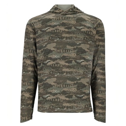 Термофутболка SIMMS Bugstopper Solarflex Hoody Shround Loden L фото