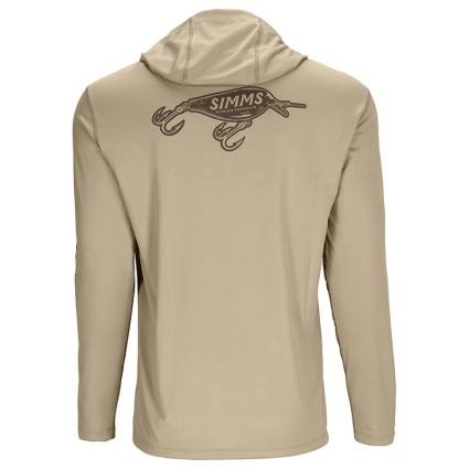 Термофутболка SIMMS Tech Hoody Artist Series Stone/Lure M фото 2