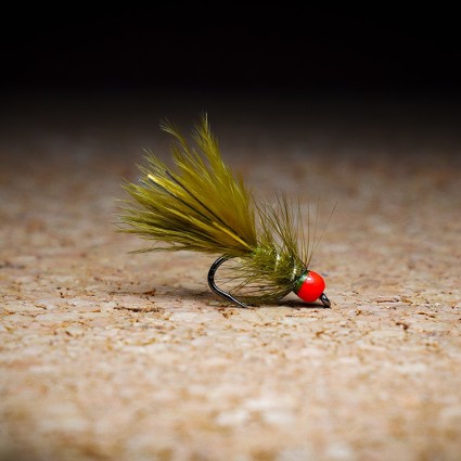 Муха нахлыст CRM Carp Bugger Orange Head 4.0mm #8 Sculpin Olive фото