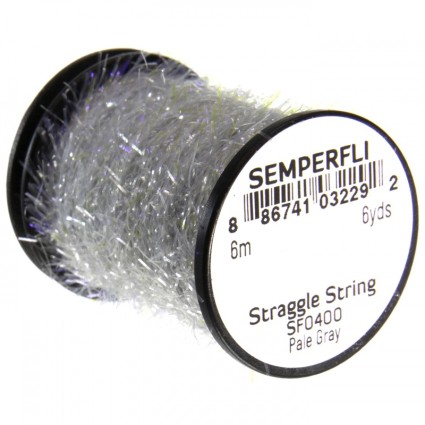Тесьма Semperfli Straggle String Micro Chenille 6m Pale Gray фото 1
