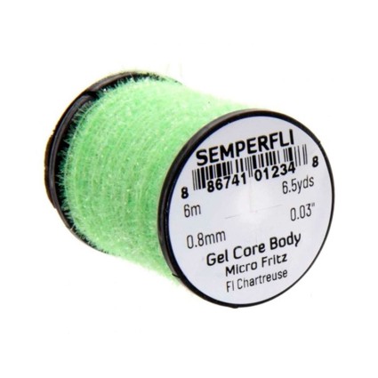 Тесьма Semperfli Gel Core Body Micro Fritz Fl Chartreuse фото 1