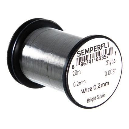 Проволока Semperfli Wire 0.2mm Small Bright Silver фото